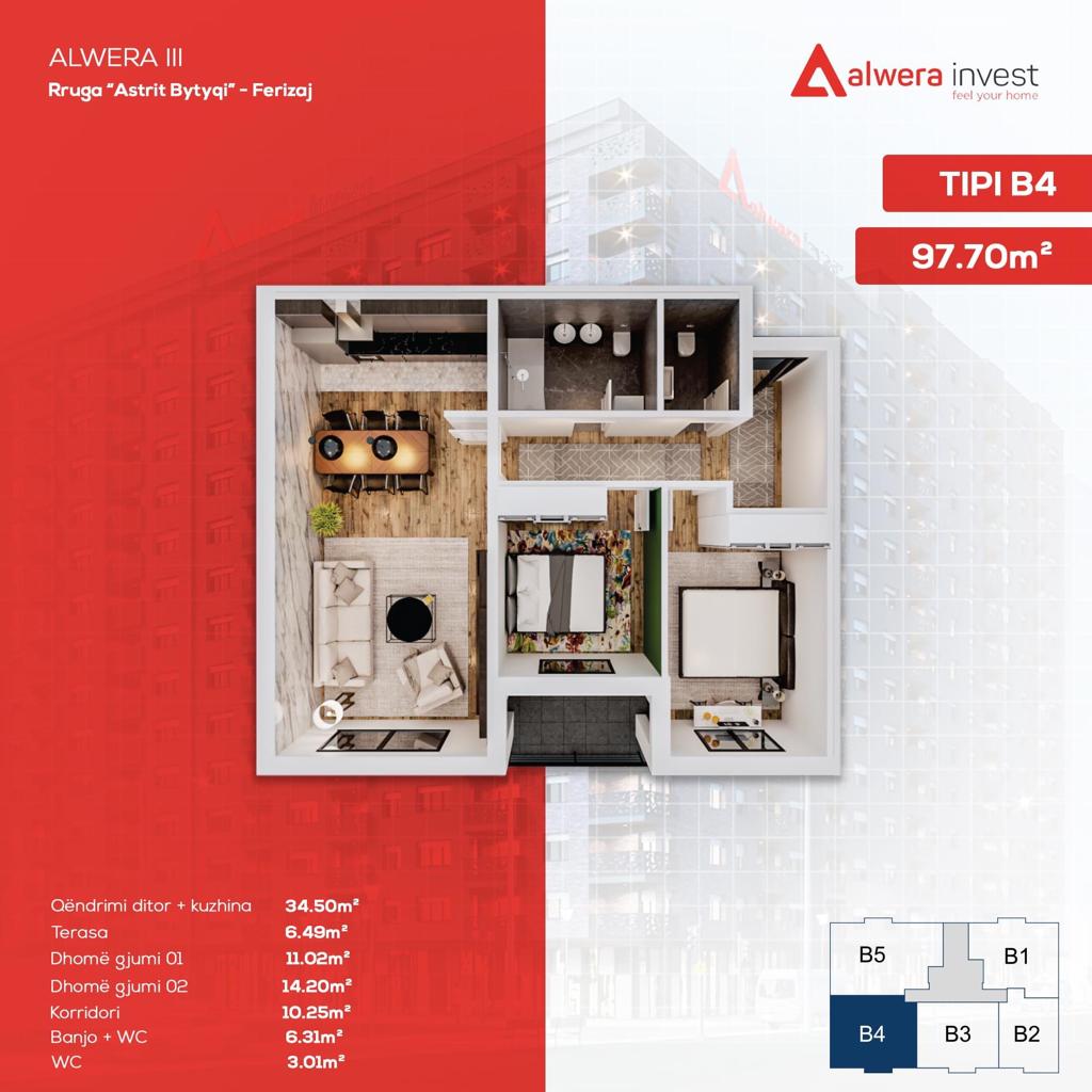 Ringa (apartamento en venta en la calle astrit bytyqi) 912/23