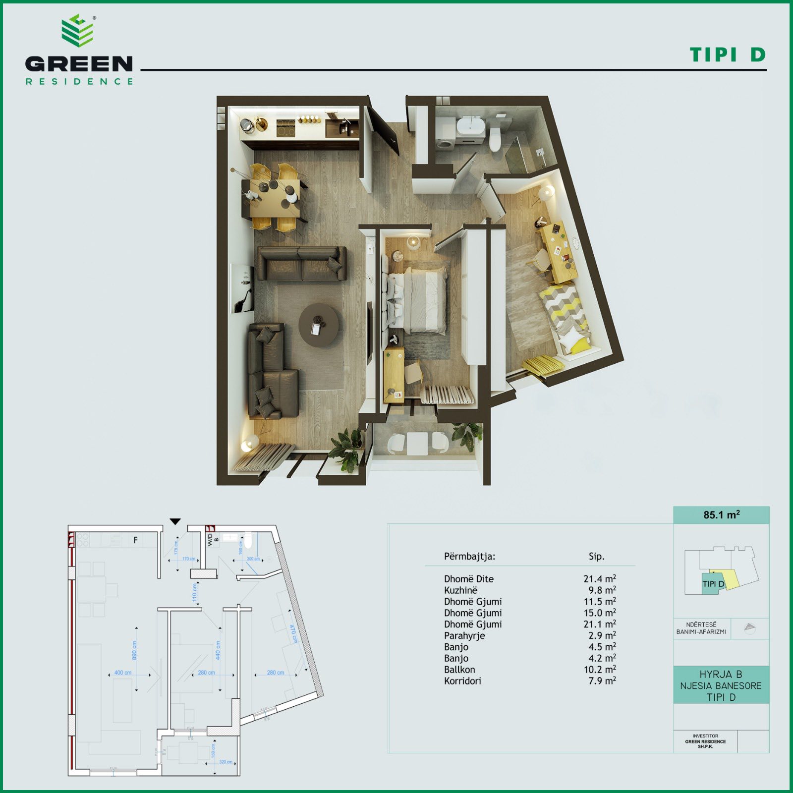 Ringa (apartamento en venta en green residence) 919/23