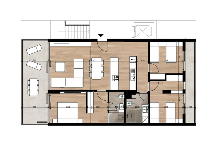 Apartamento de 158,6m² para #venda em gjiri i lalzit (3)