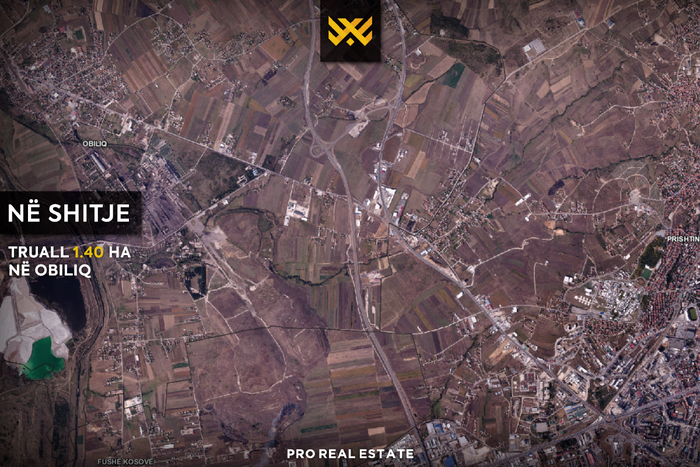 Terreno di 1,40 ha in #vendita a Obiliq.