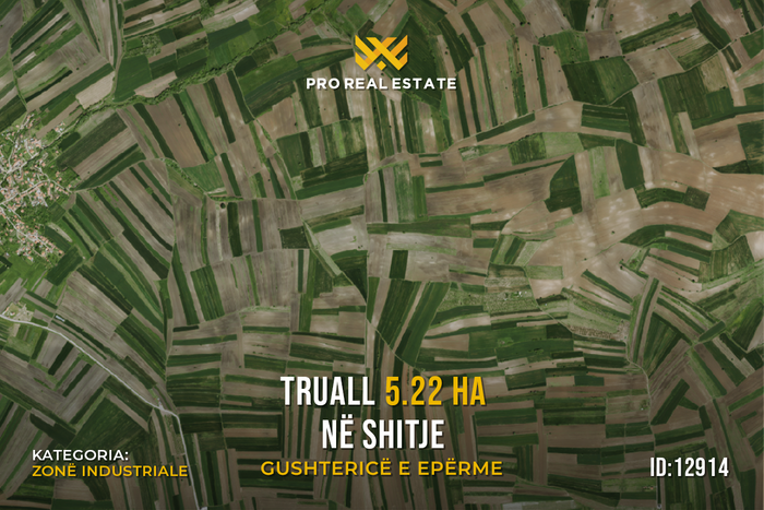 Terreno 5,22 ha in vendita a gushtericë e epërme