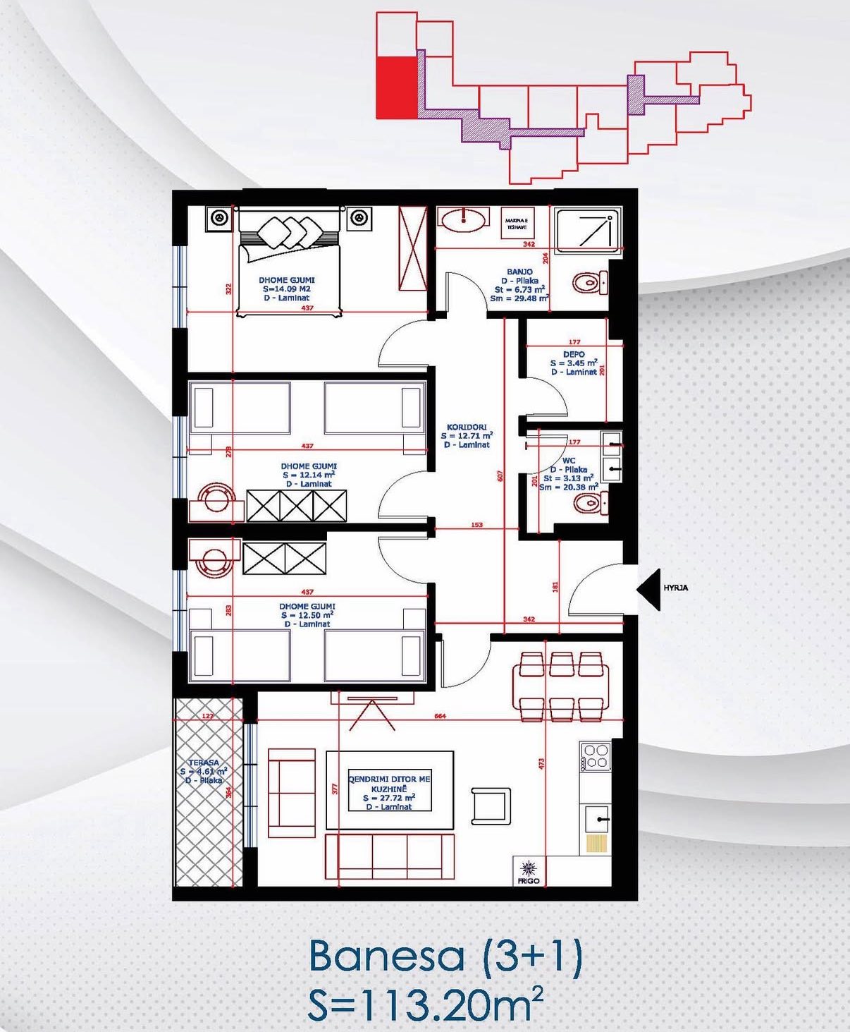 Ringa (appartement de 113,20 m² à vendre)10/25