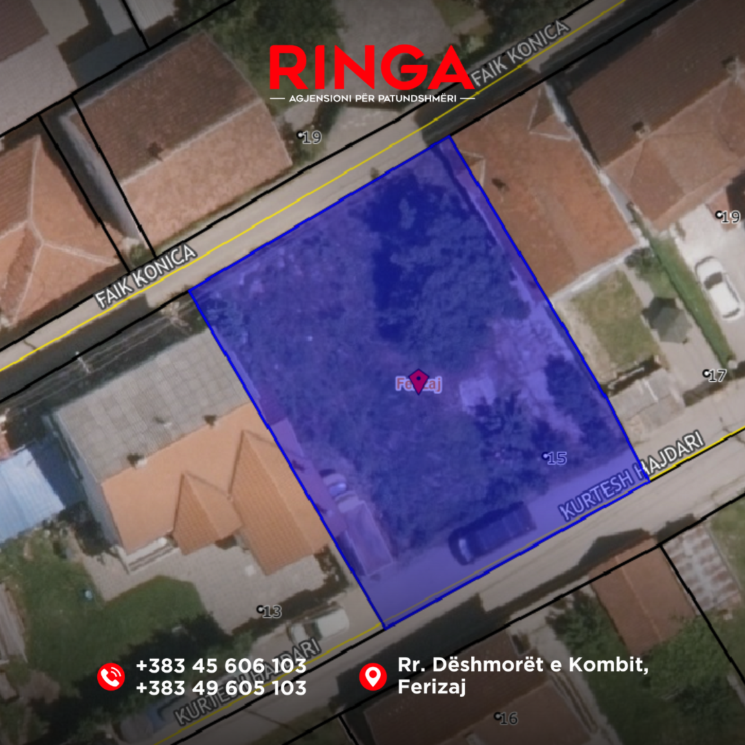 Ringa (parcelle à vendre dans le nouveau quartier) 05/25