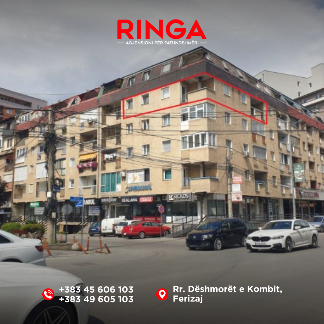 Ringa (appartement à vendre sur la rue rexhep bislimi – En face de la boulangerie elita) 16/25
