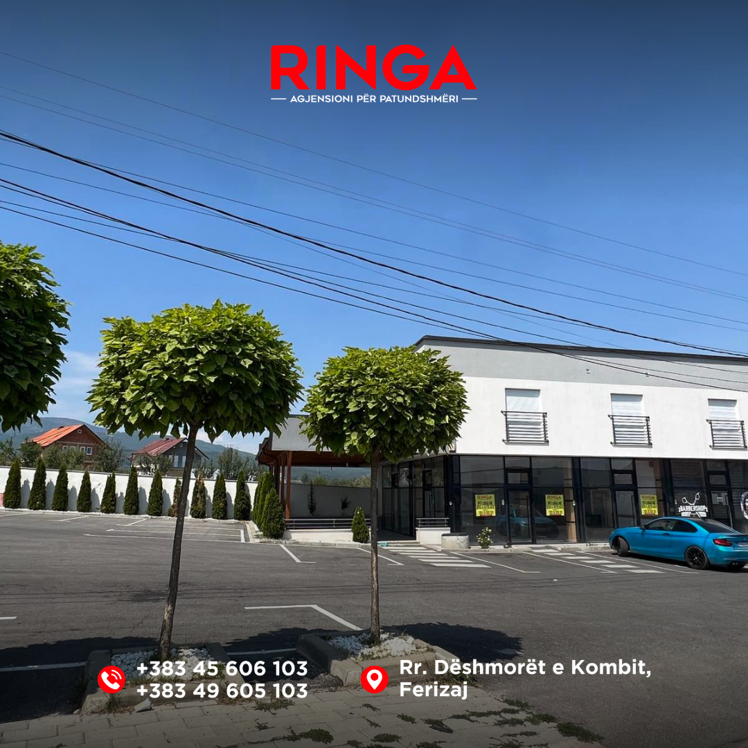 Ringa (lëshohet me qira lokal-kafiteri & autolarje në bajnicë)07/25