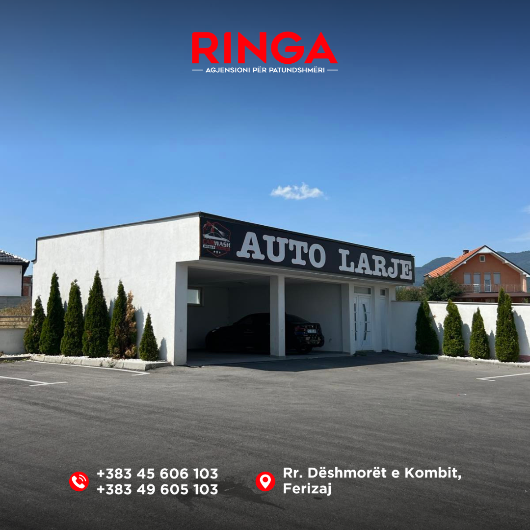 Ringa (lëshohet me qira lokal-kafiteri & autolarje në bajnicë)07/25