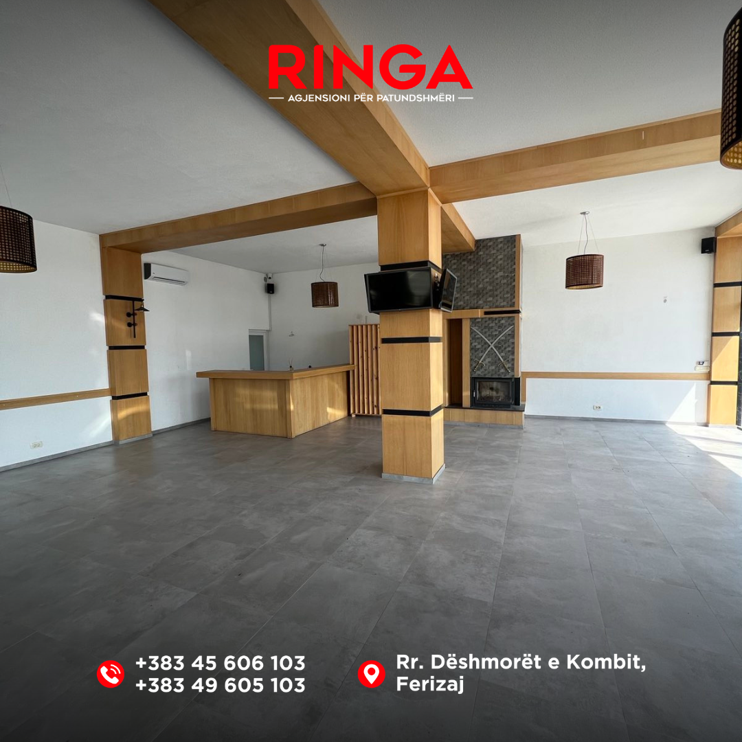 Ringa (lëshohet me qira lokal-kafiteri & autolarje në bajnicë)07/25