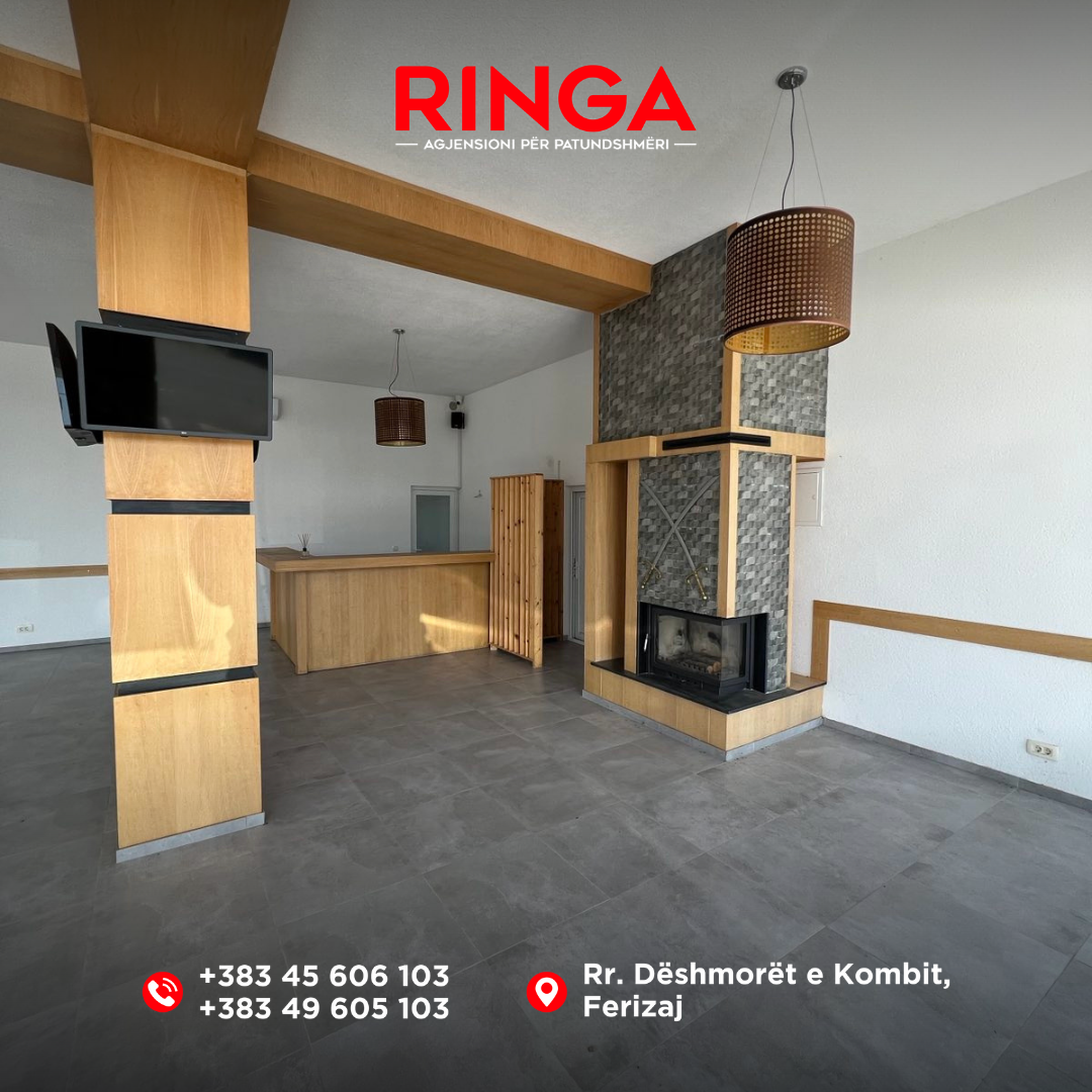 Ringa (lëshohet me qira lokal-kafiteri & autolarje në bajnicë)07/25