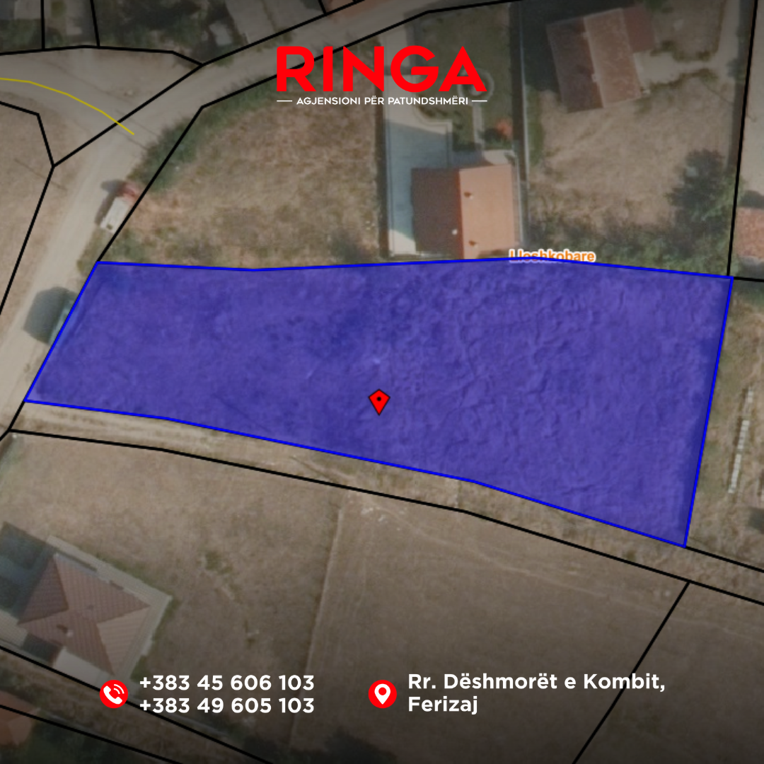 Ringa (terrain à vendre – Lloshkobare, Ferizaj) 10/25 (2)