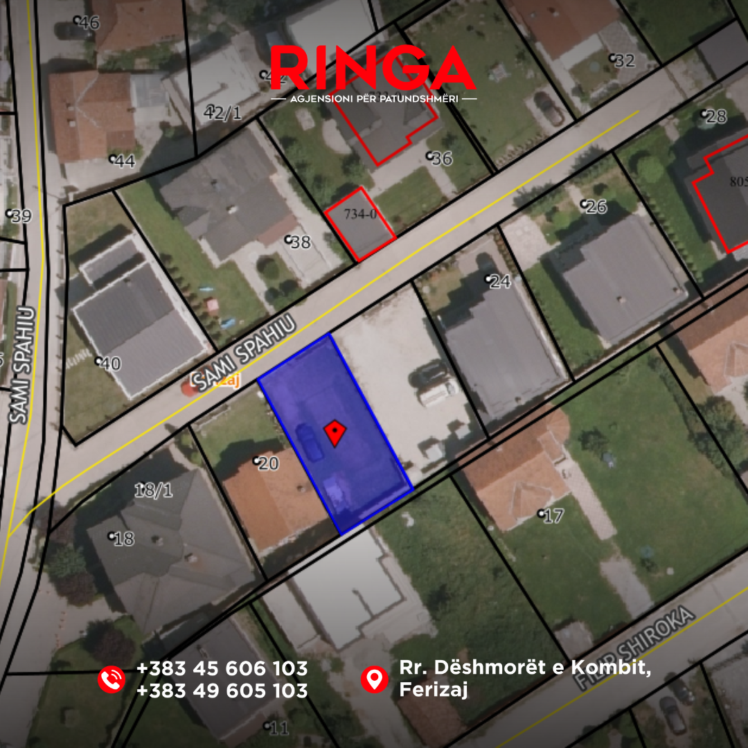 Ringa (terreno in vendita a Ferizaj – Rr. Rexhep bislimi)11/25
