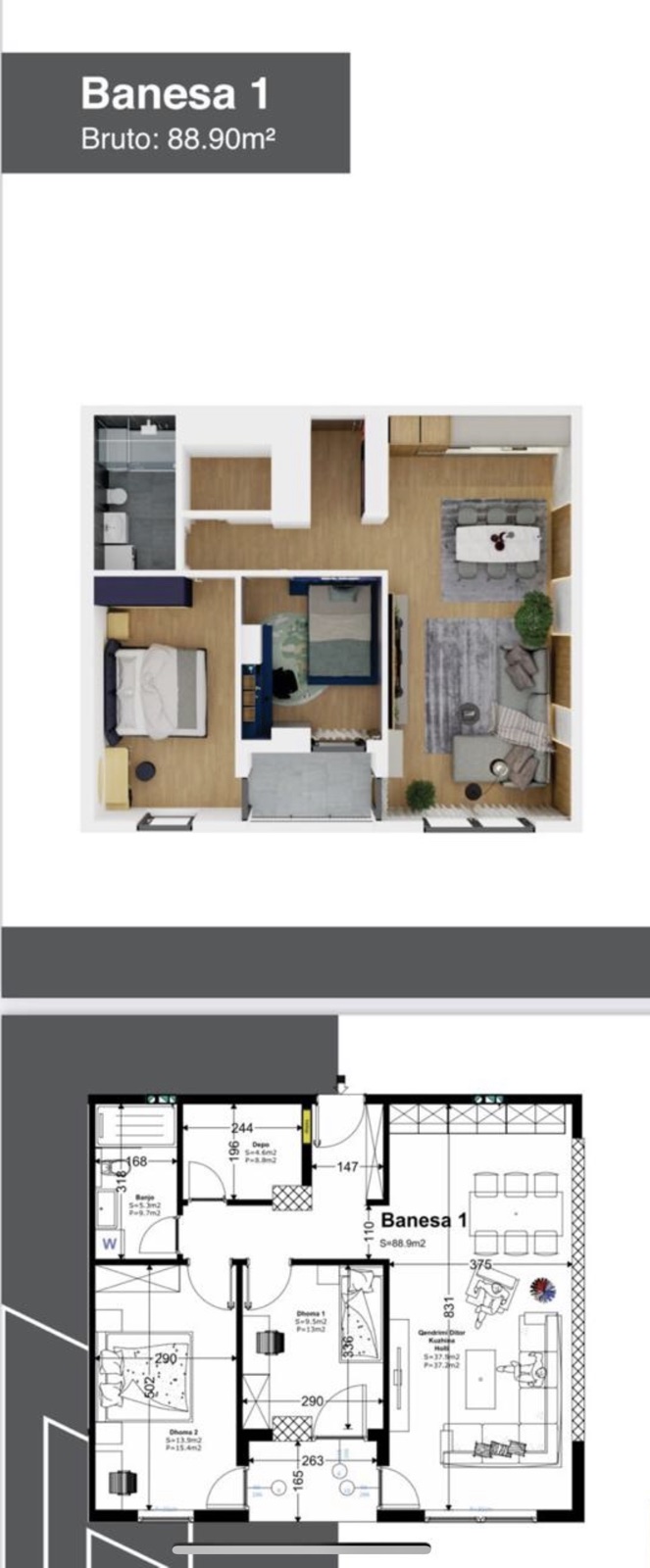 Ringa (appartamenti in vendita a Ferizaj – Edificio riga-dk (dietro the village) 18/25 (5)