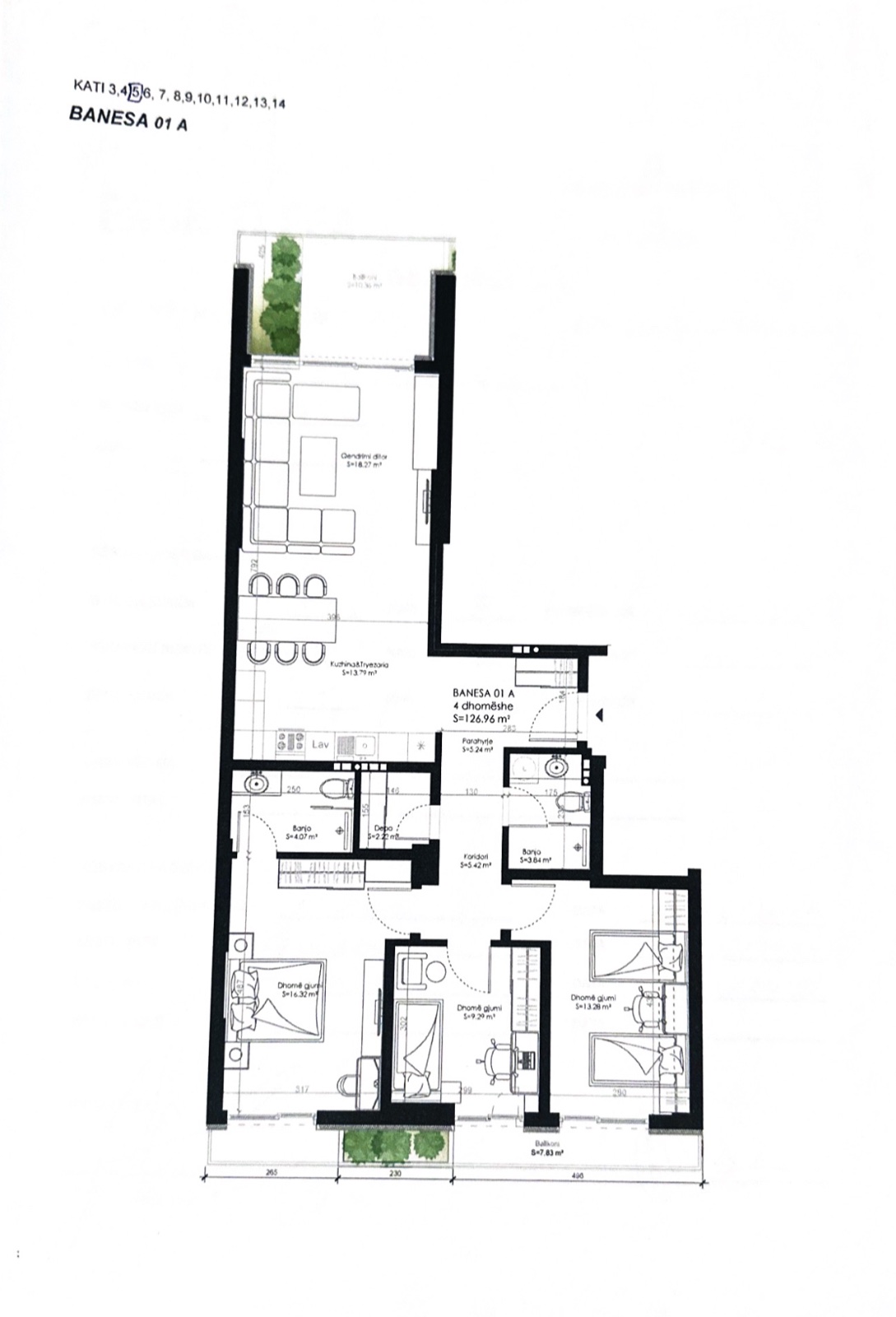 Ringa (apartamento à venda no complexo endriti eea – Ferizaj) 20/25