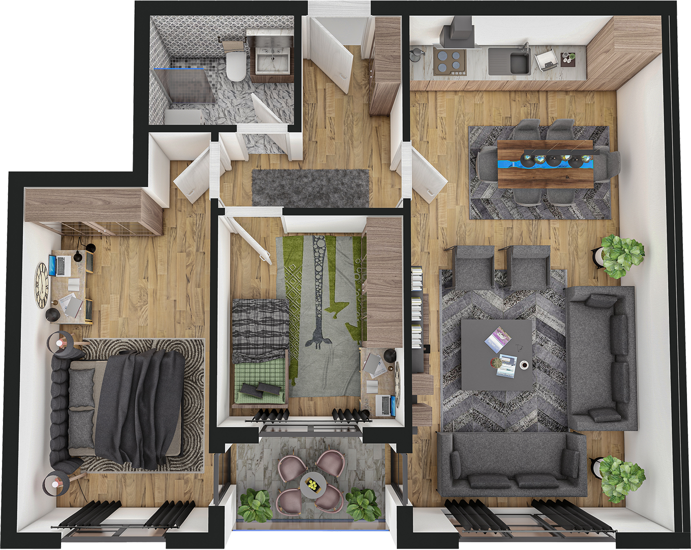 Ringa (appartement à vendre à Ferizaj – Complexe intercon)27/25