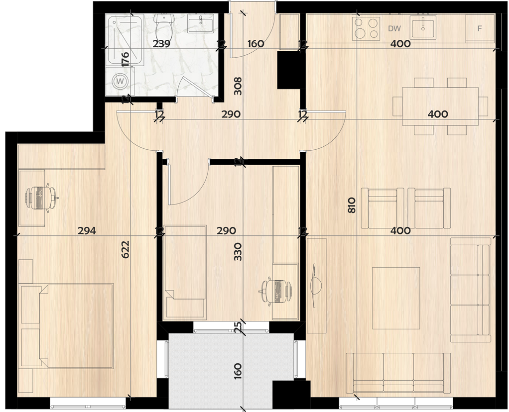 Ringa (appartement à vendre à Ferizaj – Complexe intercon)27/25 (2)