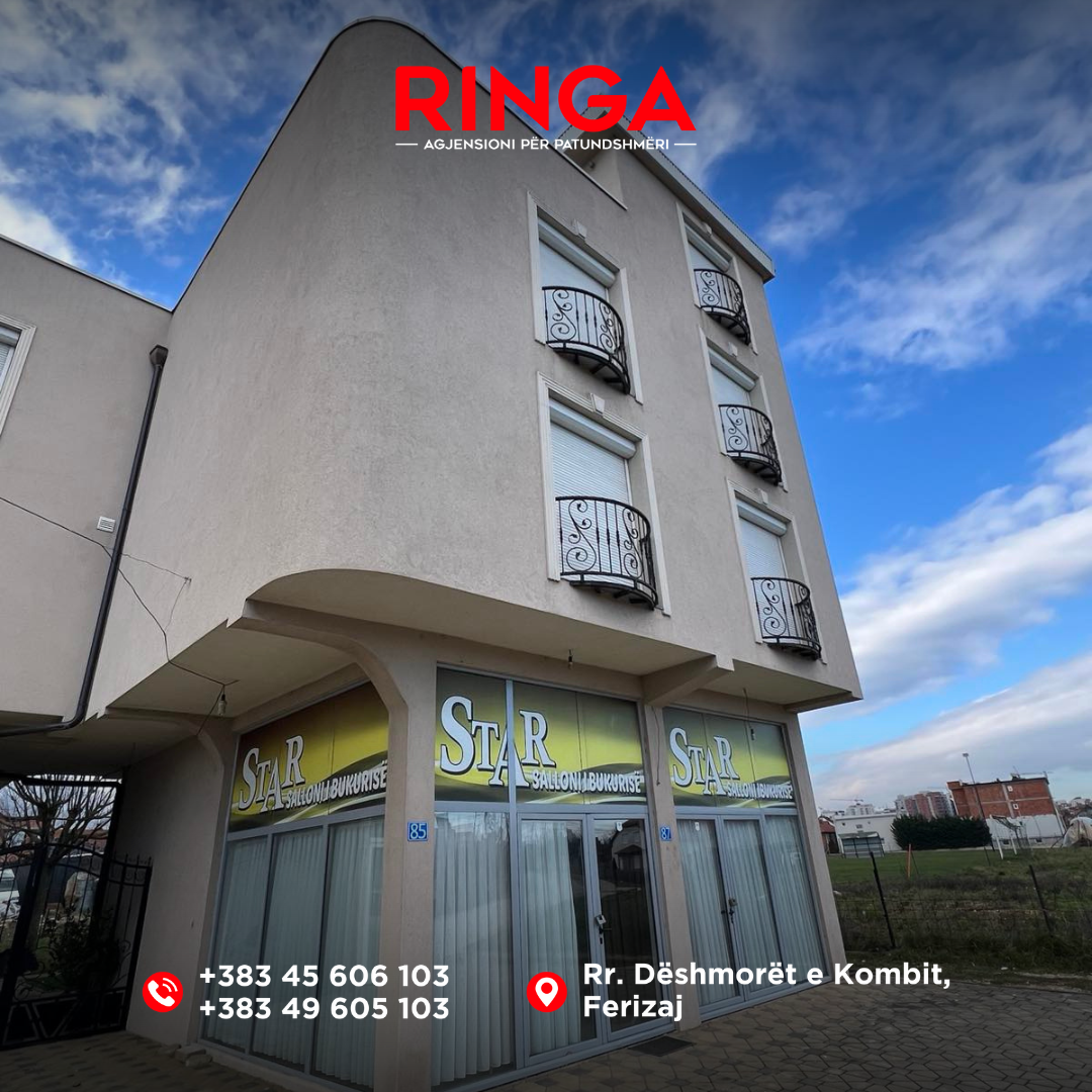 Ringa (shitet shtëpi me lokal – Ferizaj (rr. Ali hadri)06/25