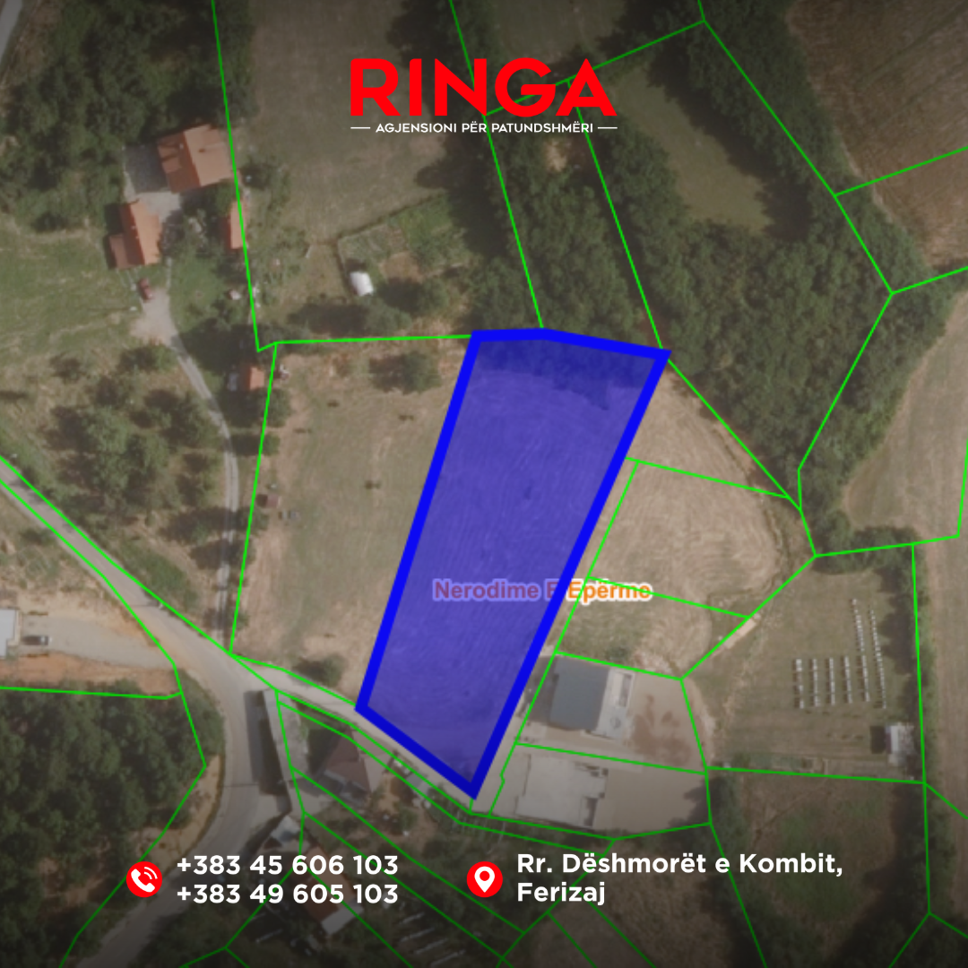 Ringa (terreno en venta – Nerodime e epërme, Ferizaj) 22/26