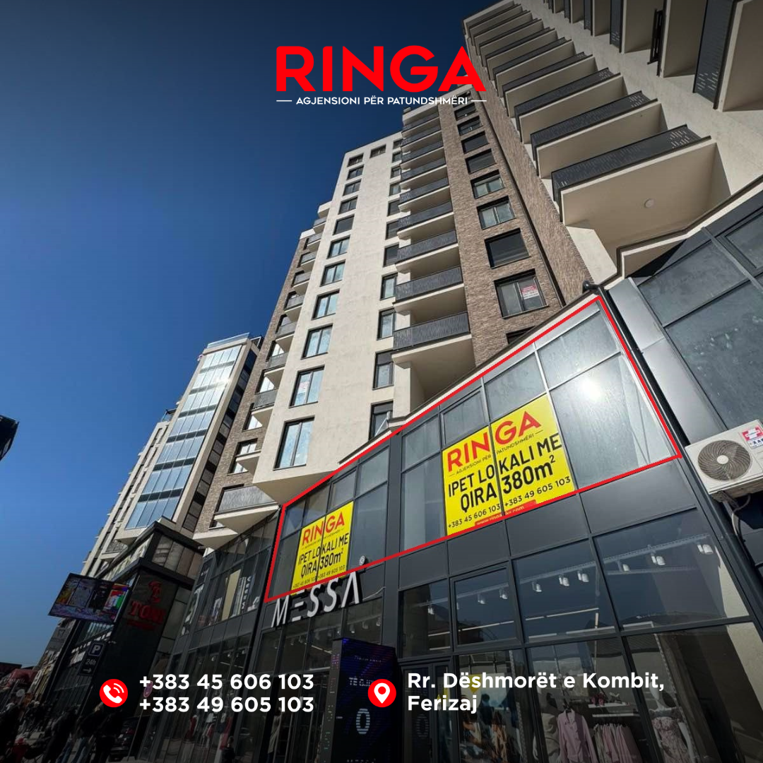 Ringa (ipet super lokal à louer à Ferizaj – Emplacement stratégique)14/26