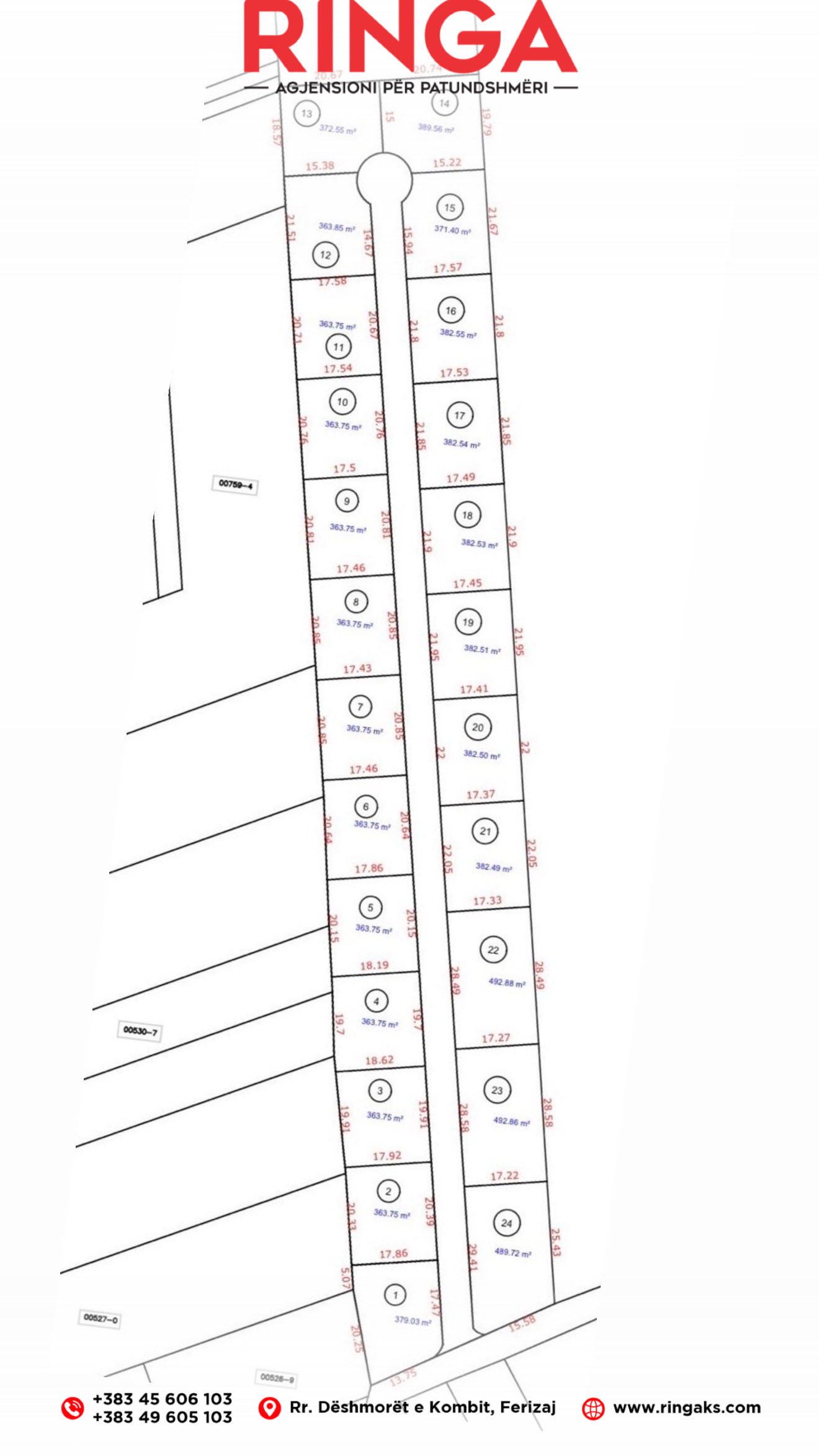 Ringa (super parcelle à vendre à bibaj – Ferizaj)27/26