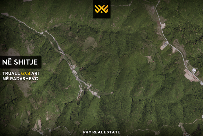 Terreno de 67,8 ari para venda em radashevc