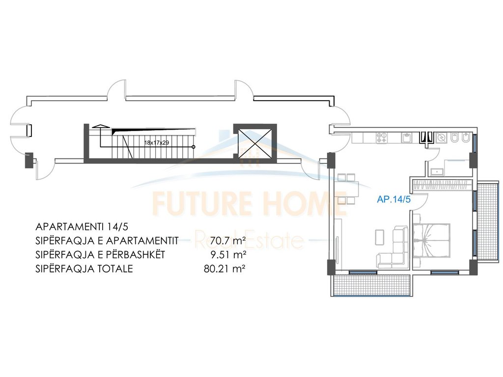 Vendido, apartamento 1+1, en golem, durres