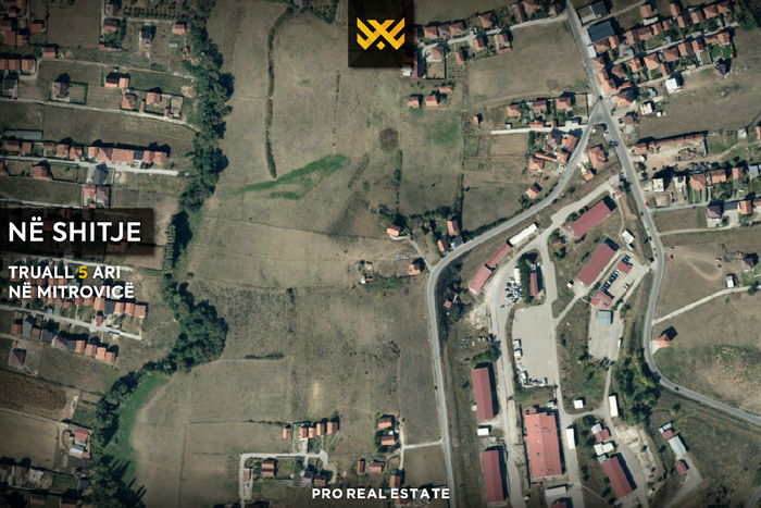 5 ari land for sale in Mitrovica