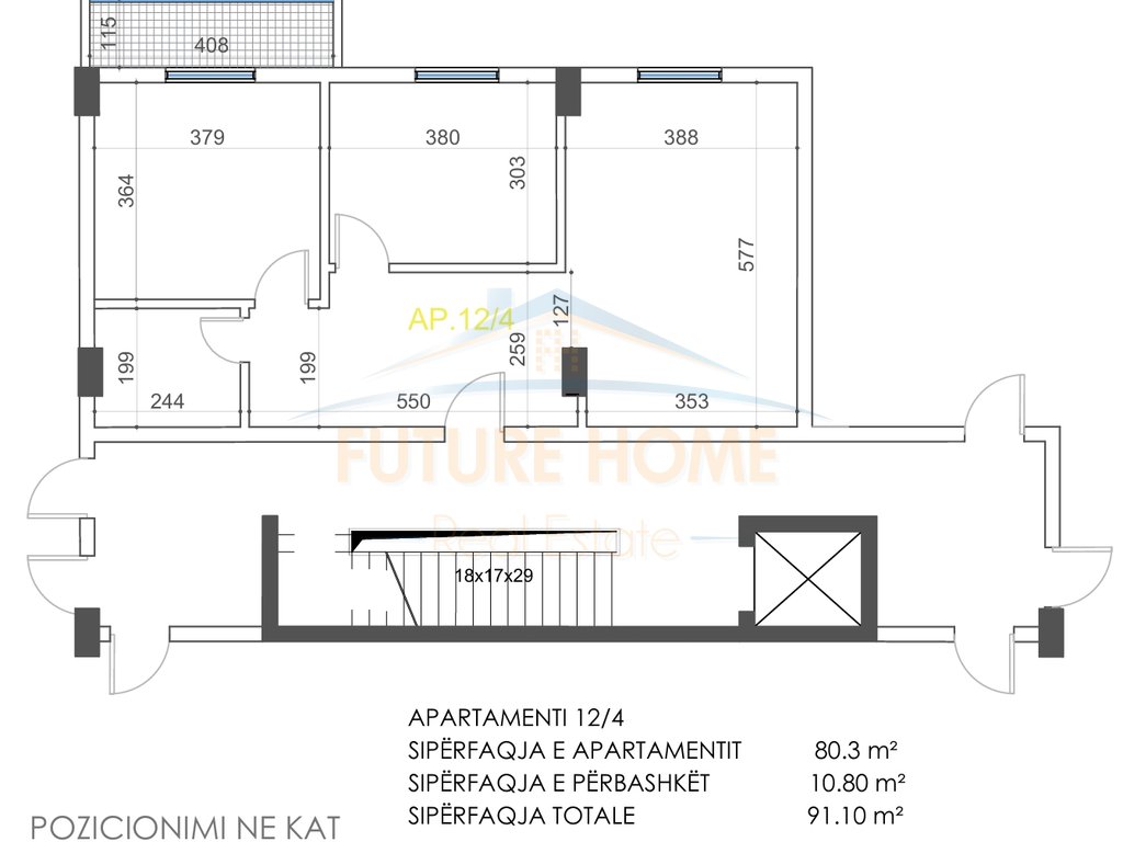 Verkauft, 1+1 wohnung, in golem, durres