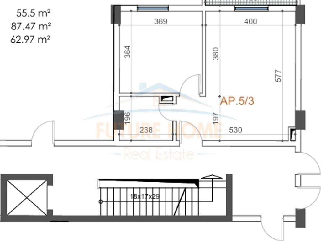 Shitet, apartament 1+1 , ne golem, durres