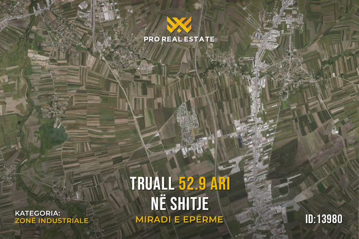 Terreno 52,9 ari para #venta en miradi e epërme