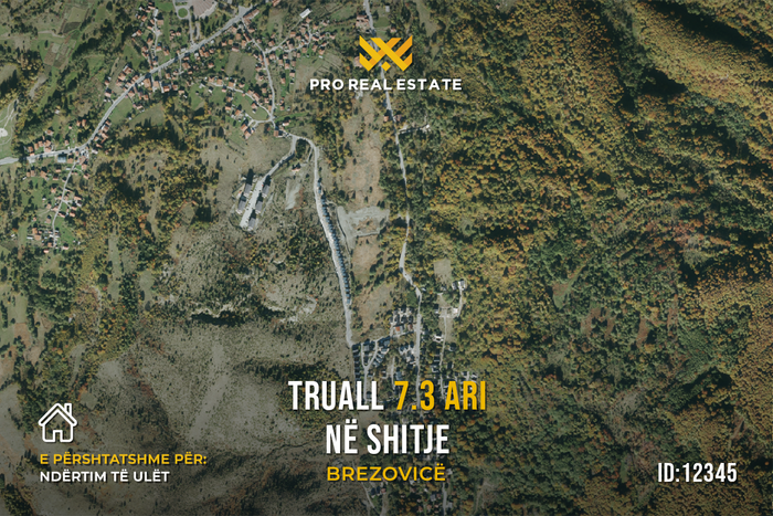 Terreno di 7,3 ari in vendita a brezovica