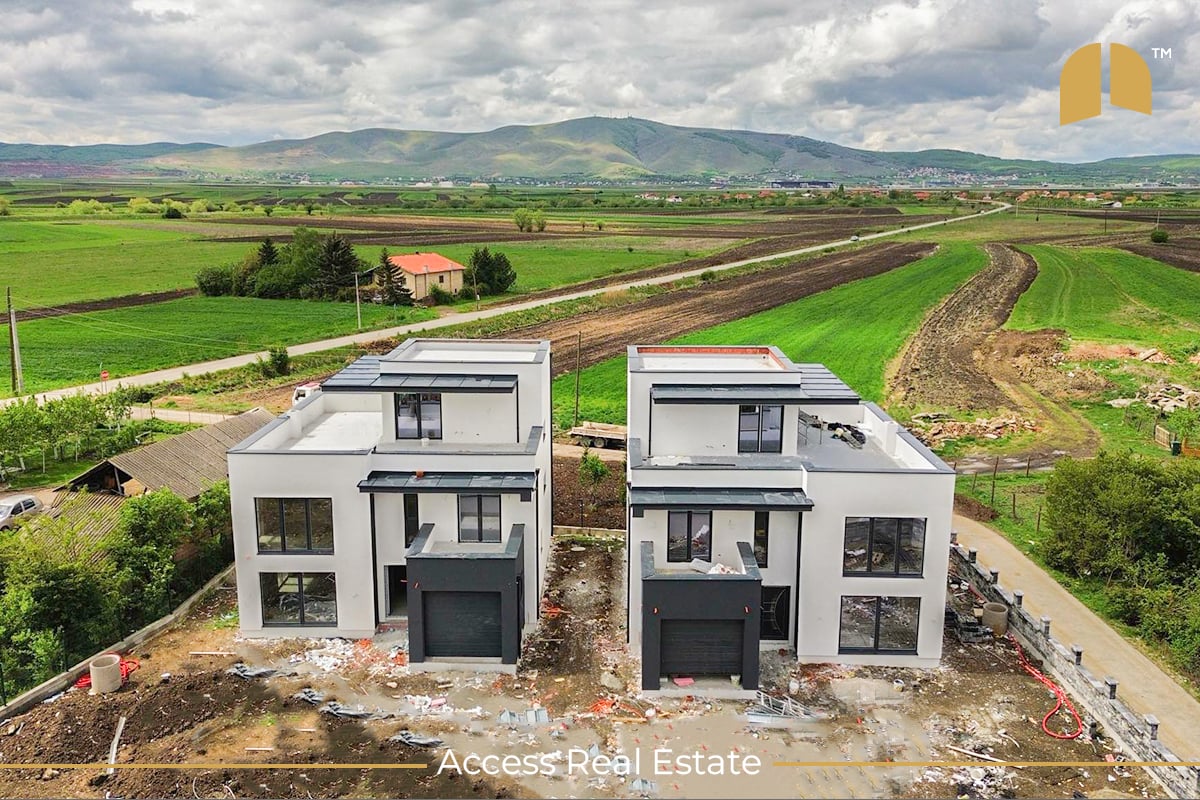2 shtëpi në shitje – 4 dhoma gjumi + garazh – Graçanicë