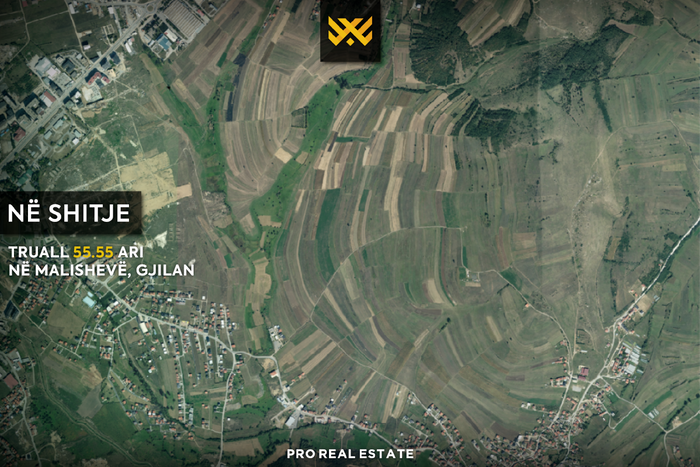 Terreno di 55,55 ari in vendita a malishevë, Gjilan.