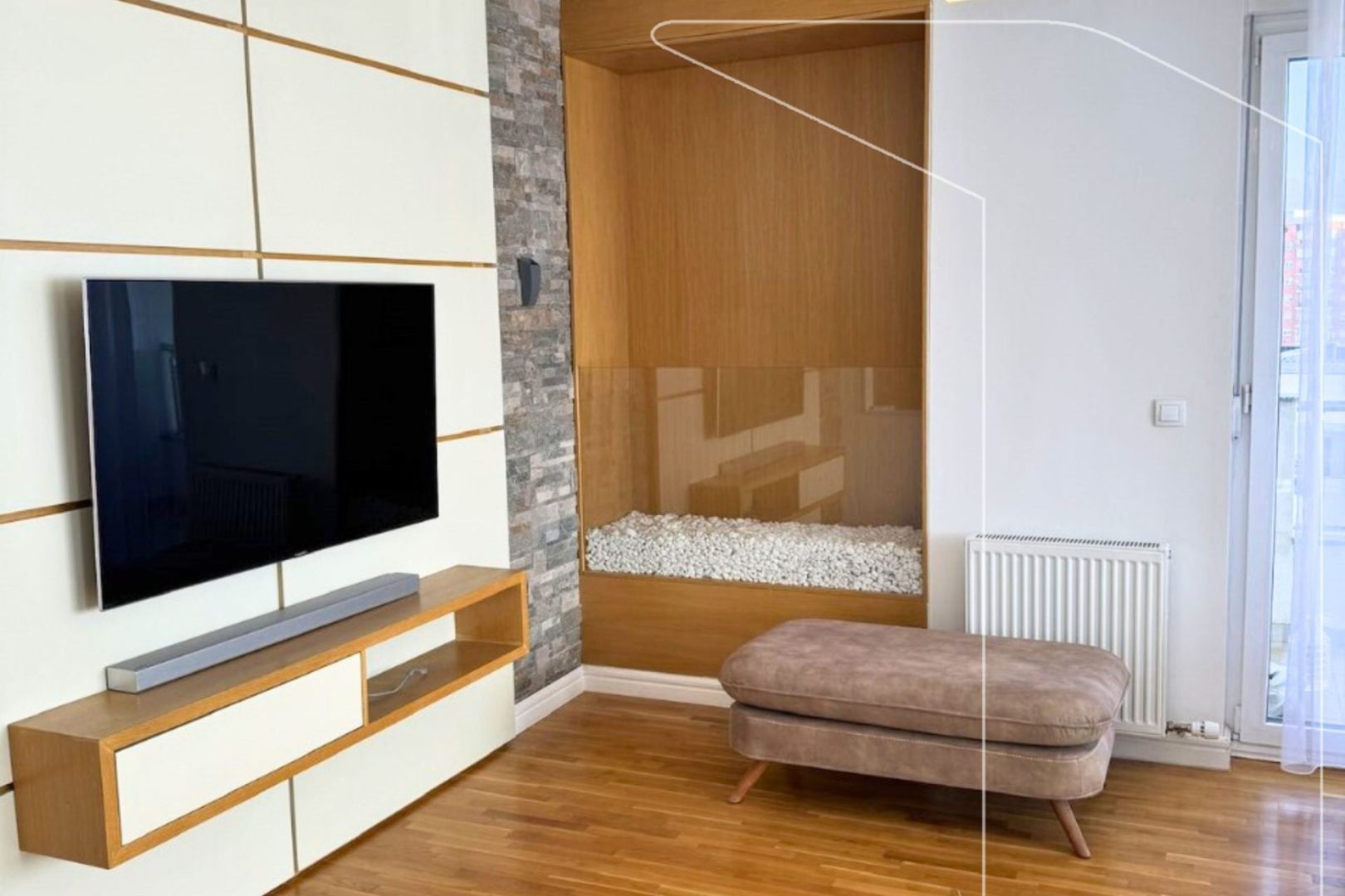 Penthouse à louer – Quartier spitali, Pristina (2)