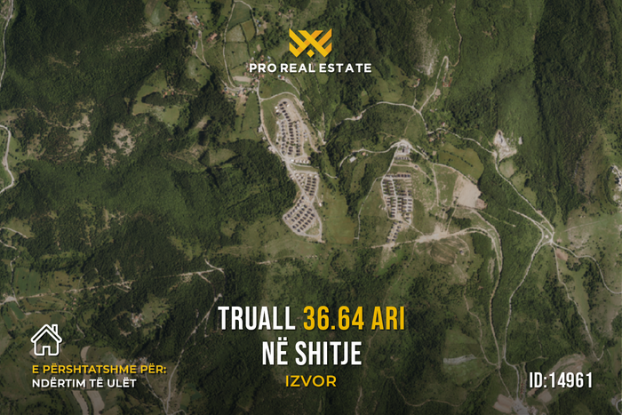 Terrain 36,64 ari pour #vente à izvor