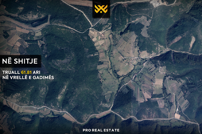 61.81 ari land for #sale in vrellë e gadimës.