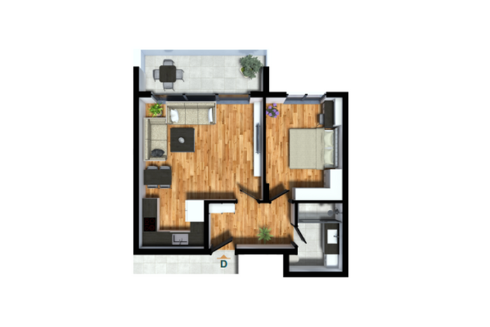 Appartement de 69,41m² à #vendre à dragodan.