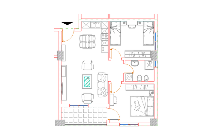 Appartement de 73m² à #vente à golem, albanie