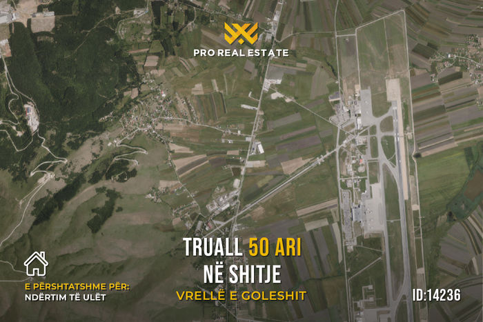 50 ari land for #sale in vrellë e goleshit