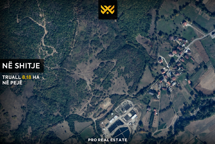 Terreno de 8,18 ha à venda em Pejë
