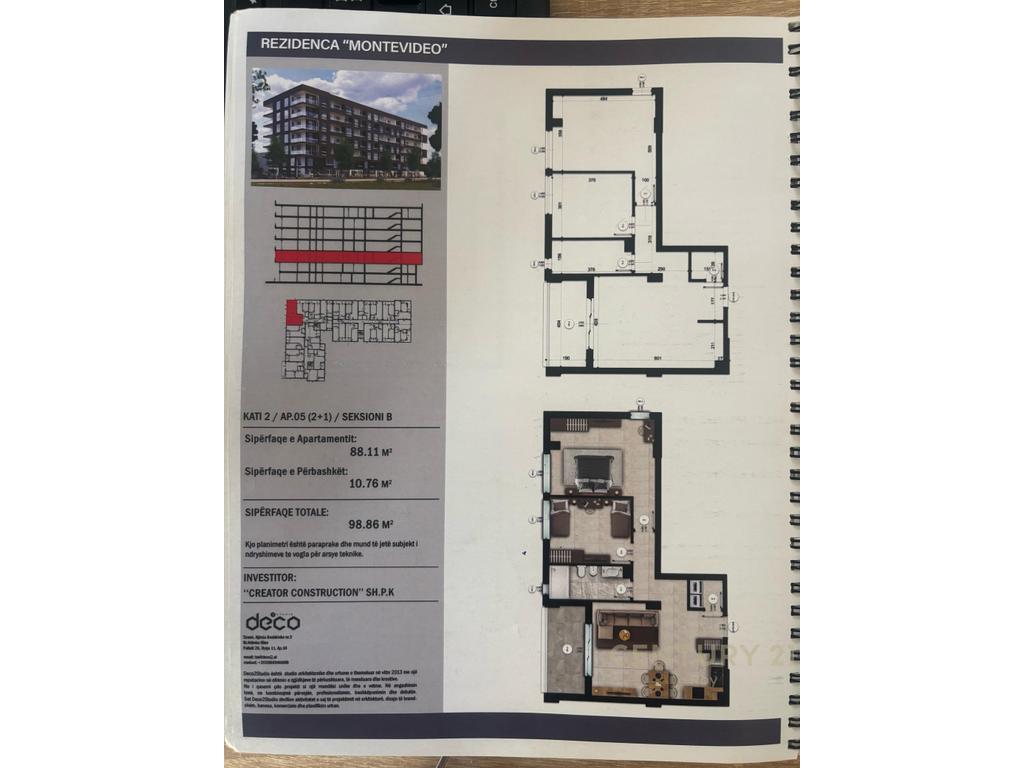 For sale 2+1 apartment at montevideo residence in mali robit!!!