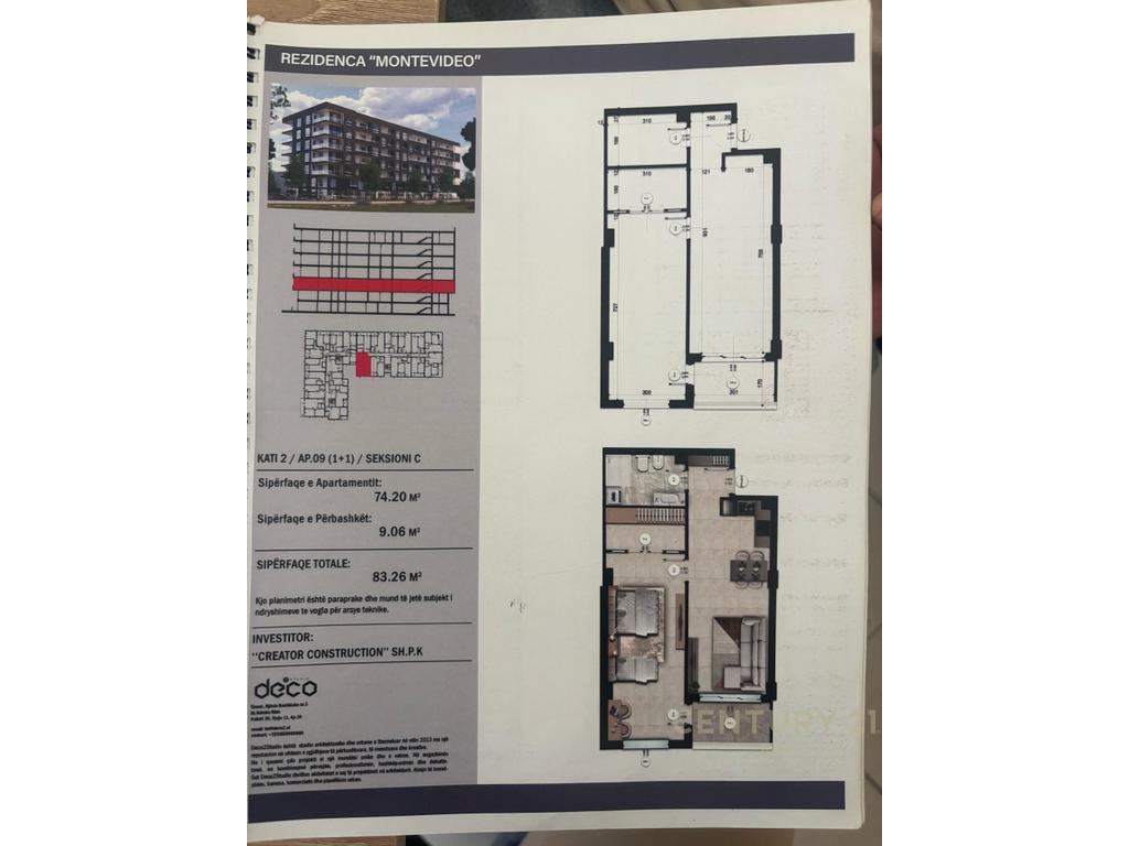 Appartement 1+1 à vendre dans la résidence montevideo!!!