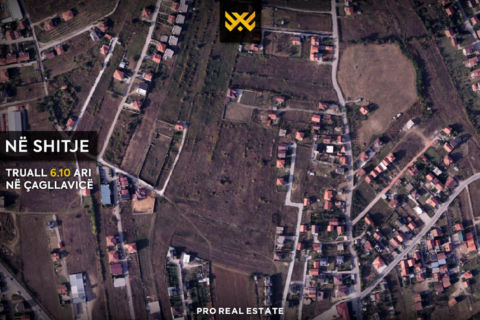 Terrain de 6,10 ari à #vente à Çagllavicë.