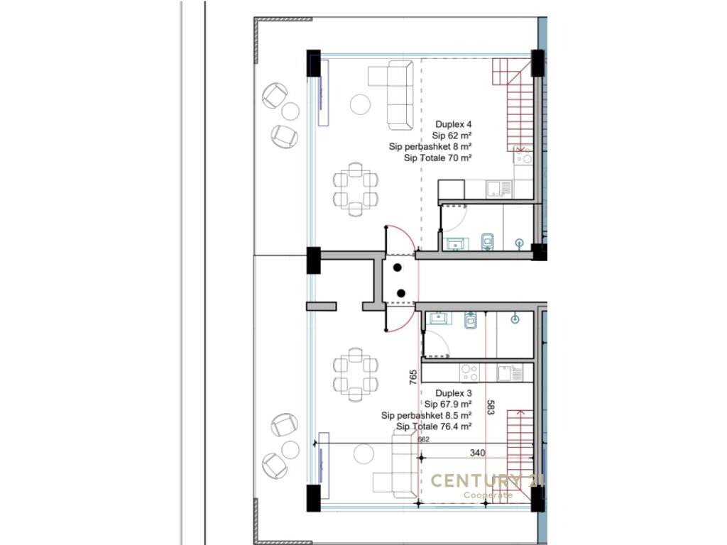Duplex 2+1 in radhime, regina palm resort 4