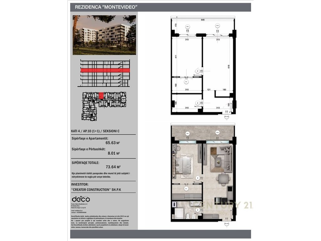 Apartamento 1+1 à venda no montevideo residence em mali robit!