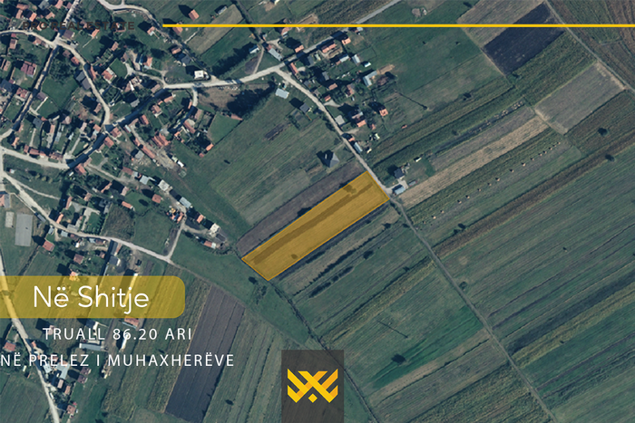 Terrain de 86,20 ari à vendre à prelez të muhaxherëve (2)