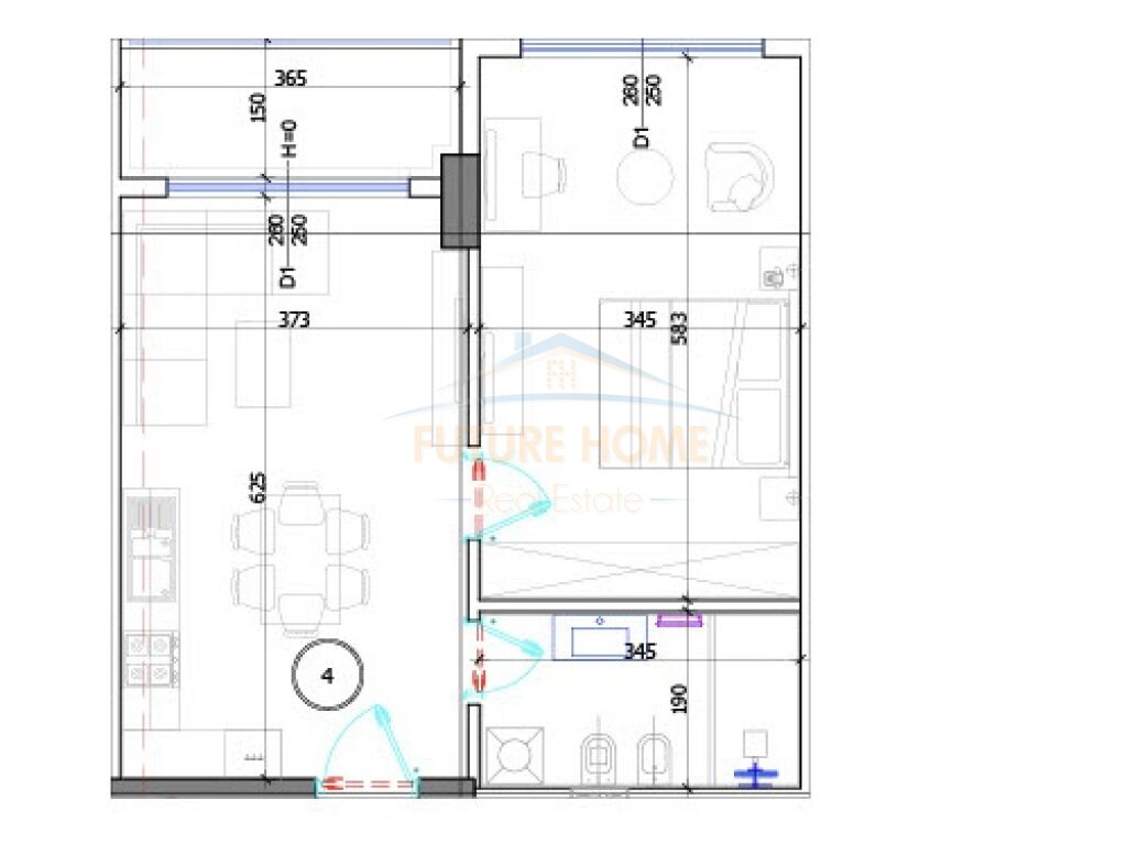 En venta, apartamento 1+1, liburna residence, qerret