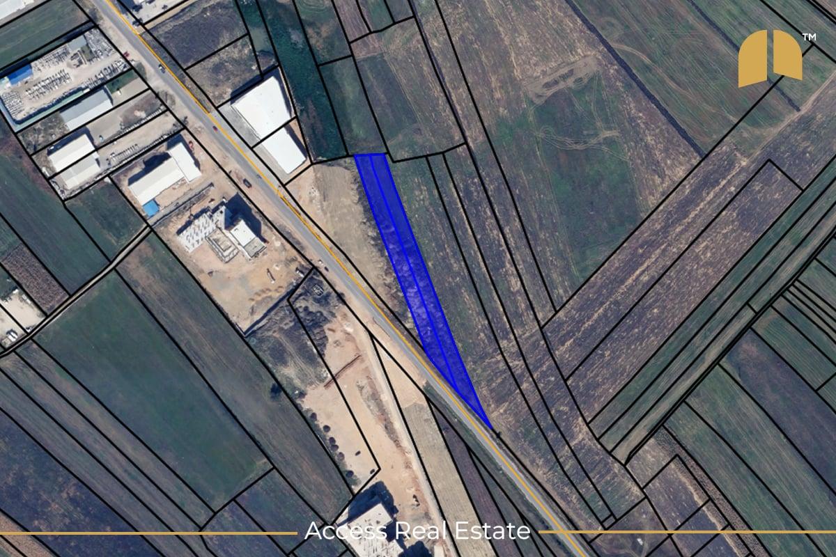 Terrain à vendre avec titre de propriété – 49,77 ari – Route principale Prishtinë-Ferizaj