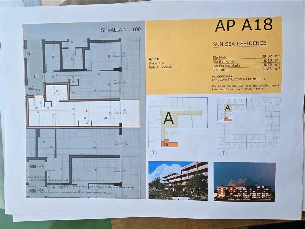 Shitet studio ne rezidencen me te re ne golem, sun sea residence!! Mundesi pagese me keste!! (3)