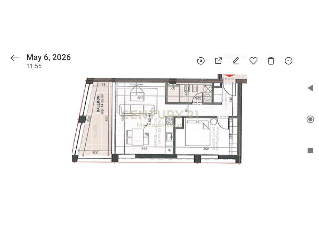 Apartament 1+1 tek rezidenca "Materia Cons", Vlora marine!