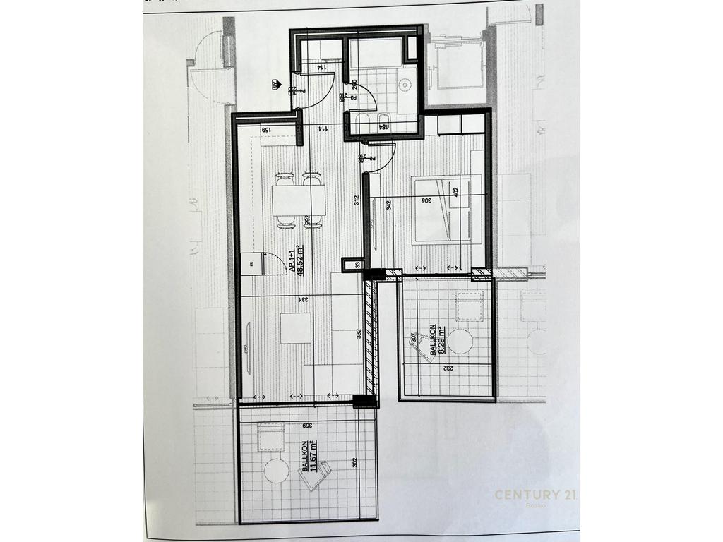 Sarandë, apartamento à venda 1+1 (2)