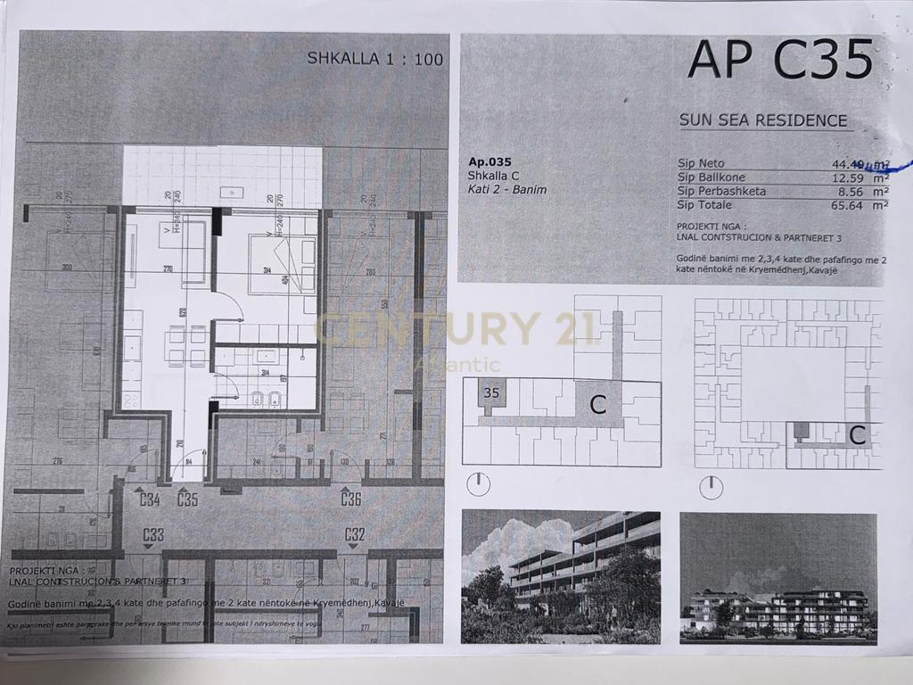 Piso en venta 1+1 en golem sun sea residence